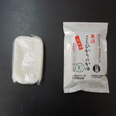 Organic Uonuma Koshihikari rice (white congee)