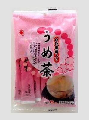 Umecha (plum tea) with dietary fiber 3g ×8 sticks